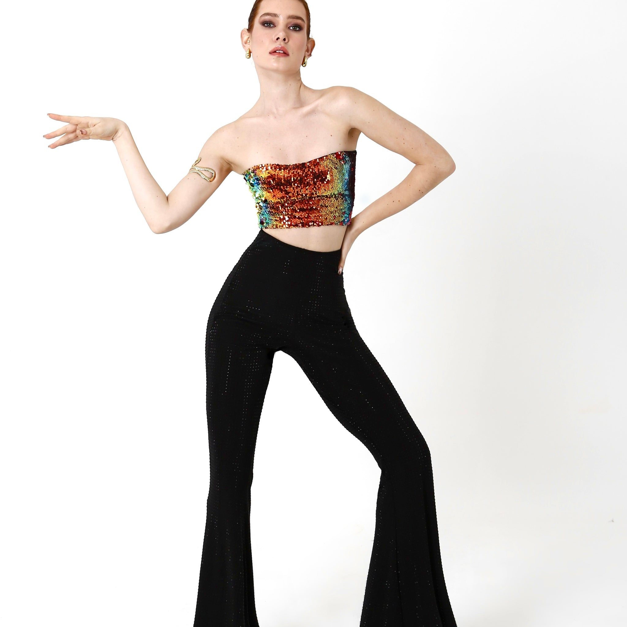 SOLEIL PANTS IN MIDNIGHT SKY