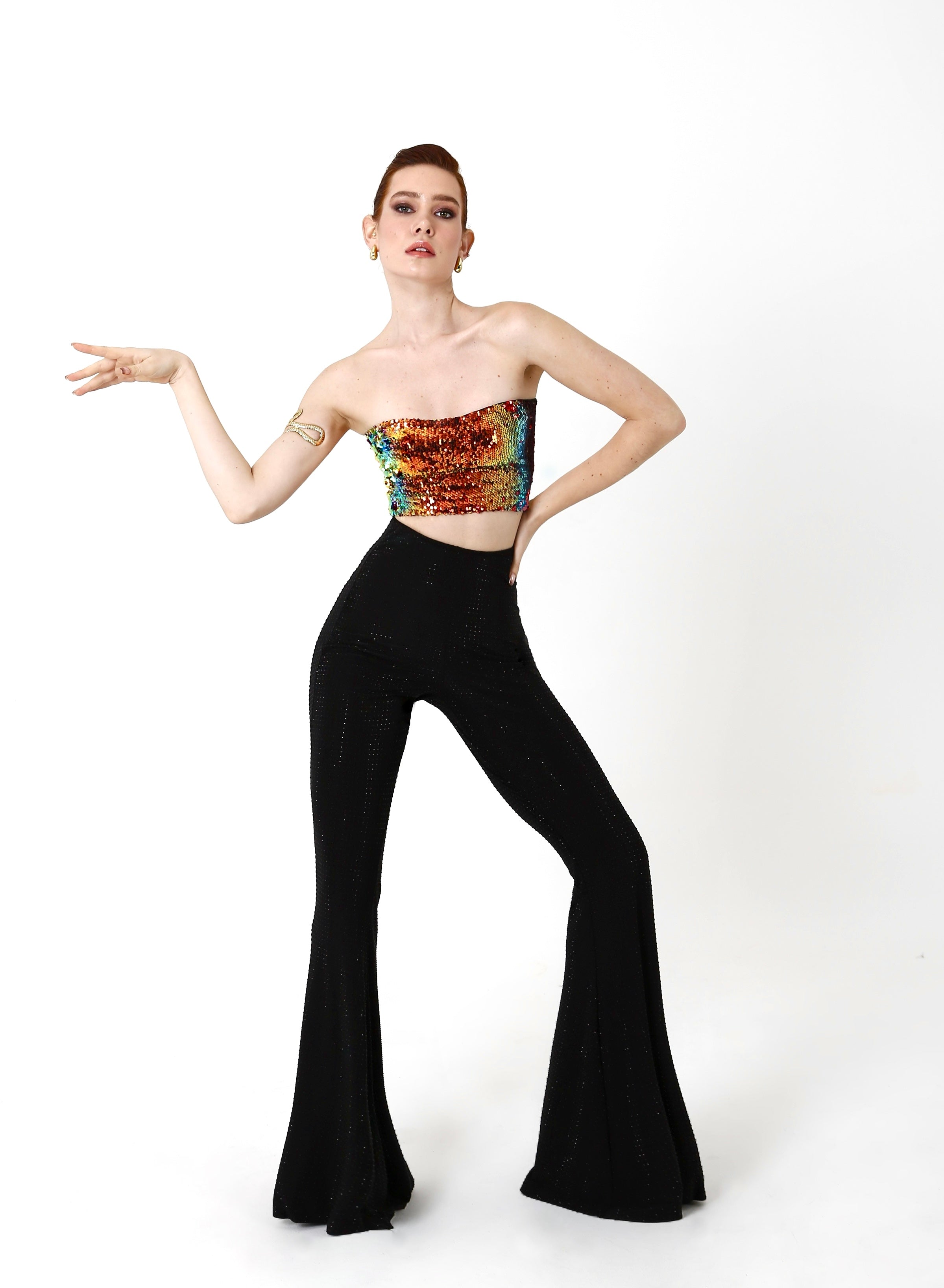 SOLEIL PANTS IN MIDNIGHT SKY