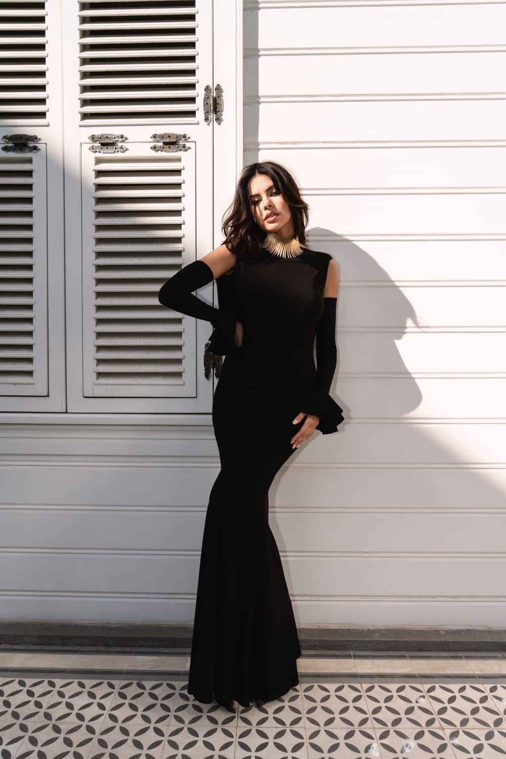 ZELDA DRESS IN NIGHTSHADE