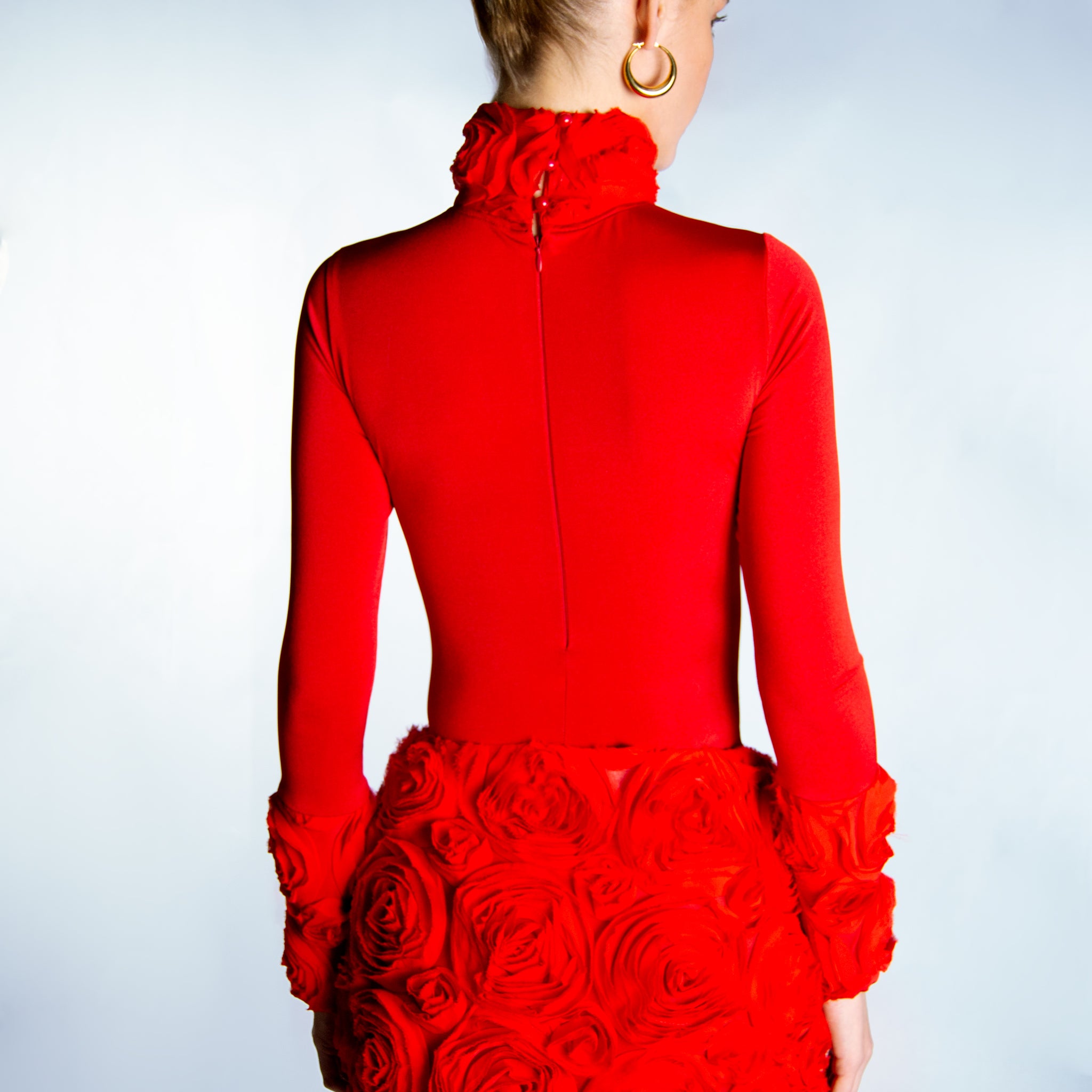 KALI SKIRT IN ROSE ROUGE